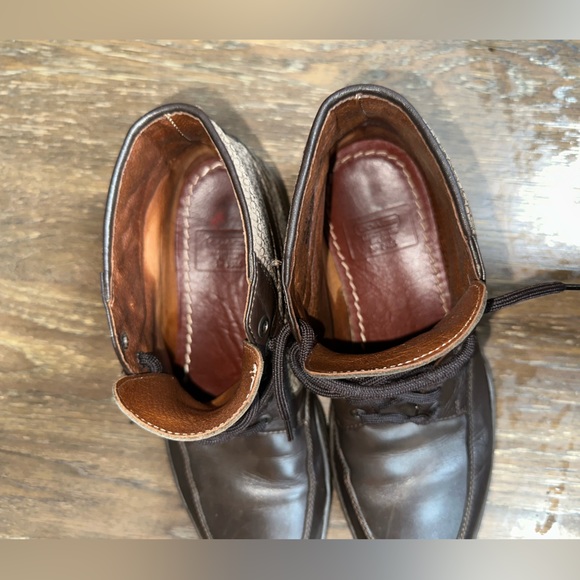Mens coach leather monogram waterproof boots size 9.5 like new condition - Picture 8 of 11